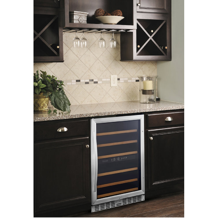 Eurodib 54 Bottle Dual Zone Freestanding Wine Refrigerator Wayfair.ca